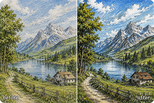 ai drawing enhancer for sketches and illustrations