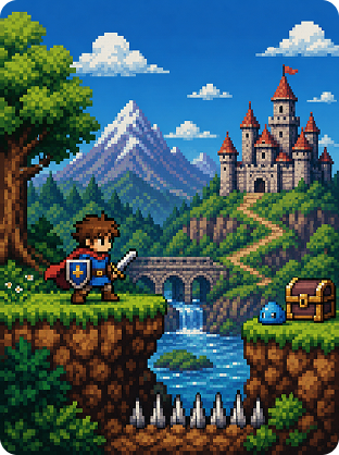 pixel AI art example