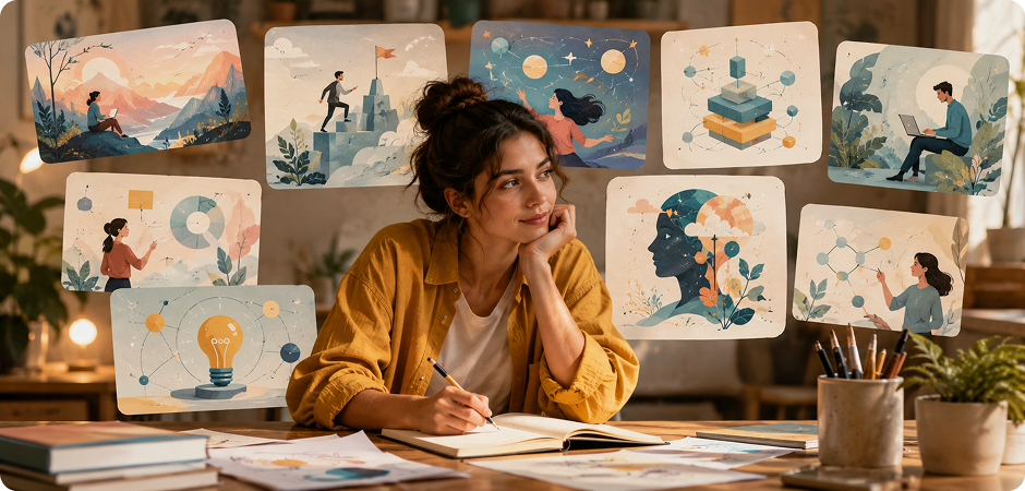 ai blog illustration generator for articles and guides