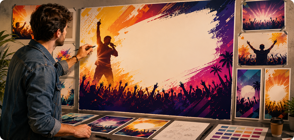 ai poster maker for events and promotions