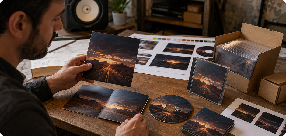 cd cover maker for print ready booklets