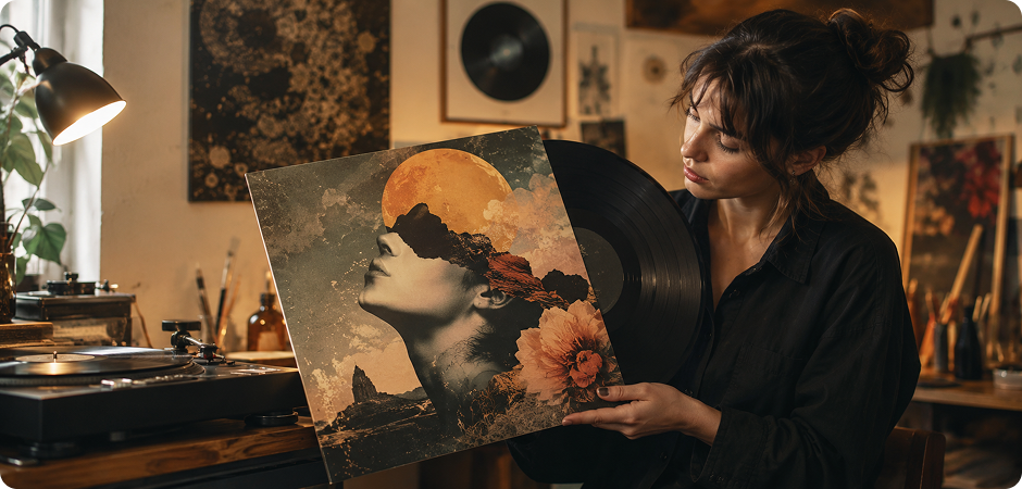 vinyl record cover maker for sleeve design
