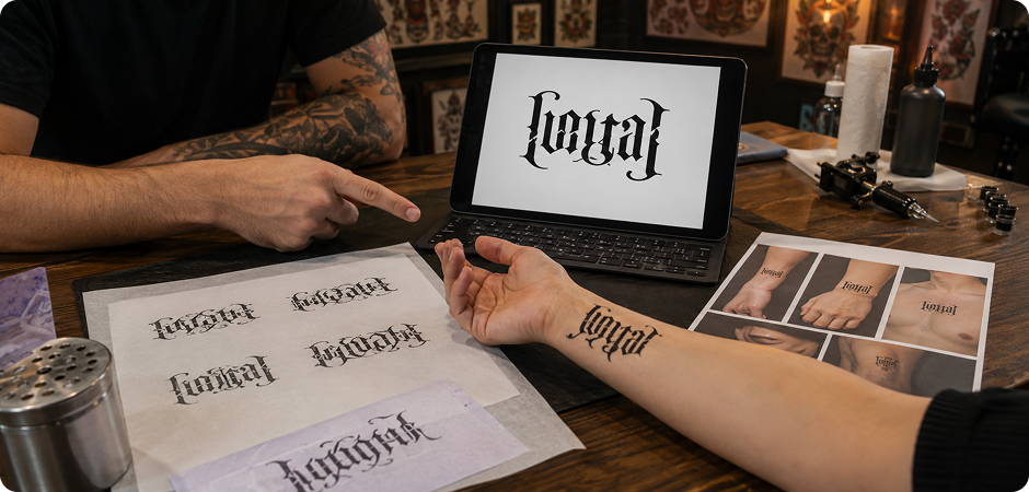 ambigram tattoo generator for designs