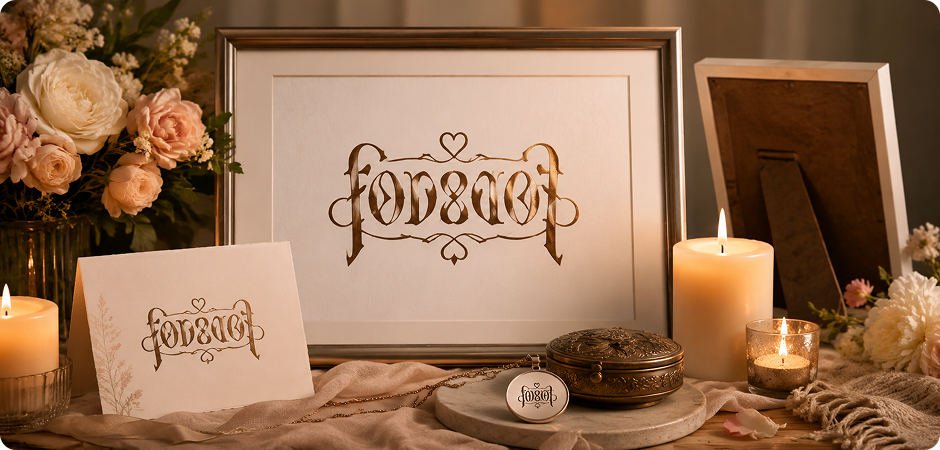 ambigram creator free for memorial designs