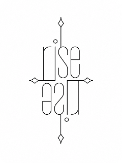 minimal thin line ambigram tattoo design