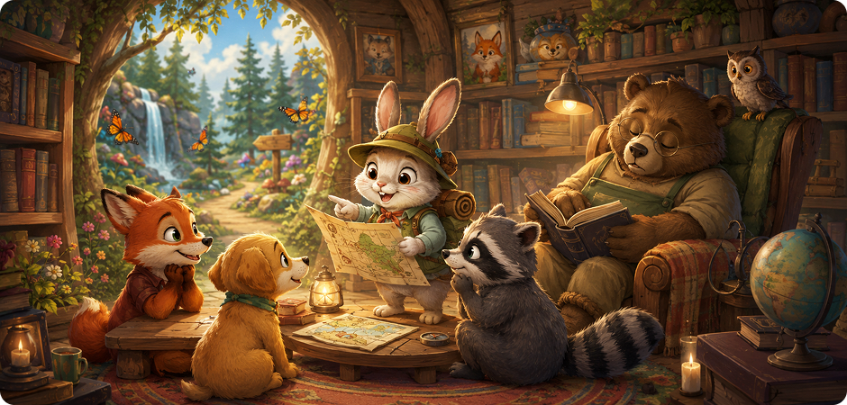 animal image generator for storytelling