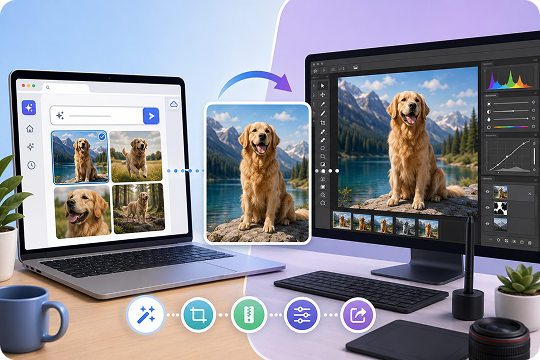 free ai animal generator online with desktop creative workflows
