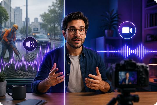 improve audio quality in videos with video audio enhancer