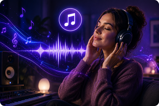 boost music and song quality with AI music enhancer