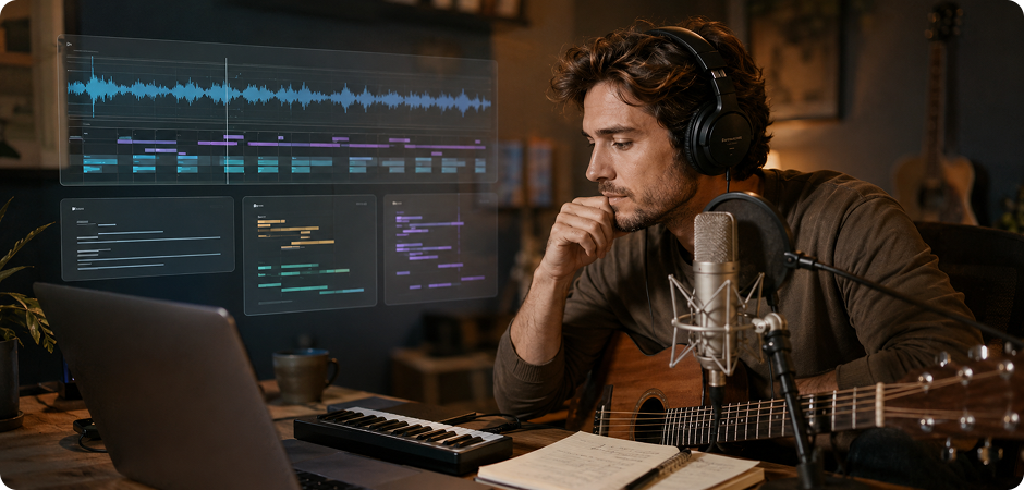 songs to lyrics converter for draft lyrics and music notes