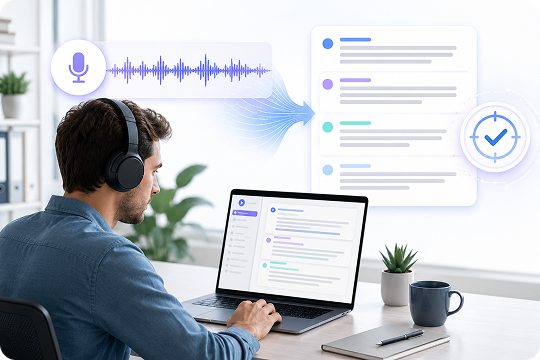 accurate ai audio to text transcription