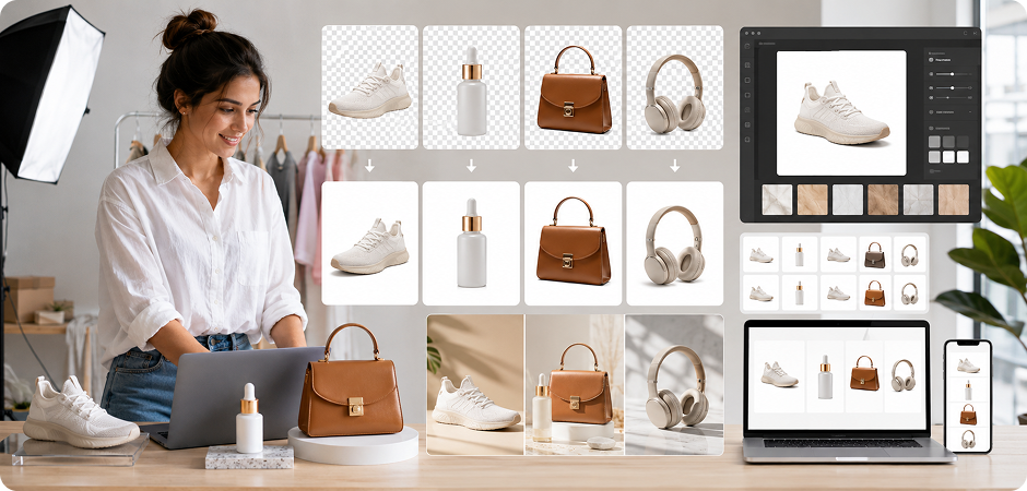 ecommerce product background changer for amazon ebay and shopify