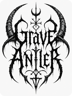 goat horn sigil black metal logo pagan iconography