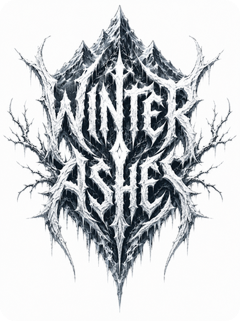frozen nordic black metal logo cold mood
