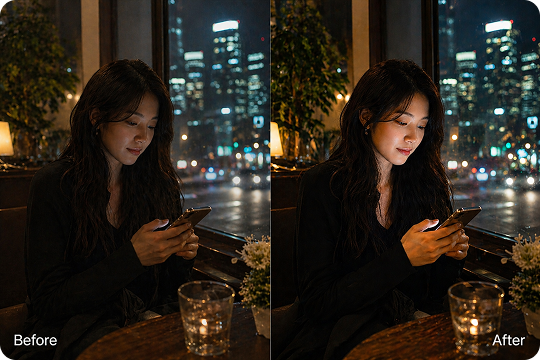 restore shadow details and natural colors
