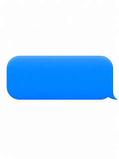 chat or imessage bubble