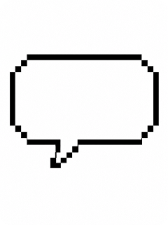 pixel speech bubble