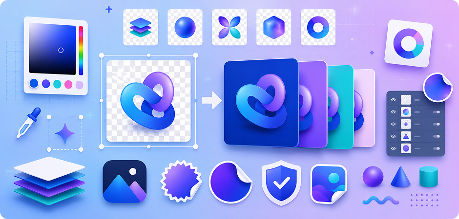 change background color of png design assets