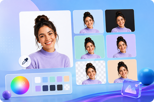 preset and custom background colors