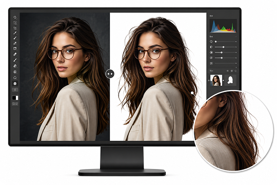 change image background to white in hd or 4k