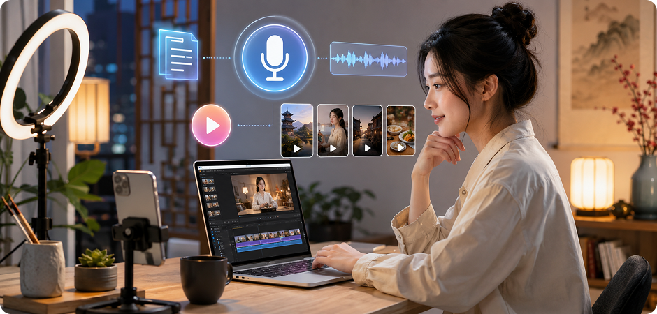 chinese text to speech for youTube and social video voiceovers