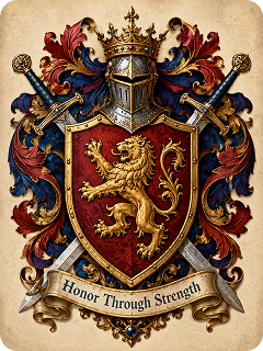 classic medieval coat of arms