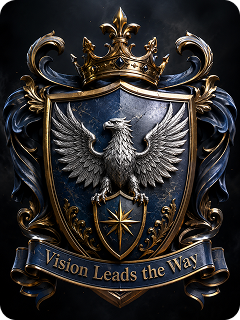 cinematic 3d heraldic emblem