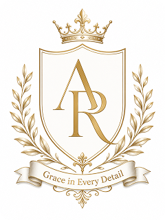 elegant monogram crest