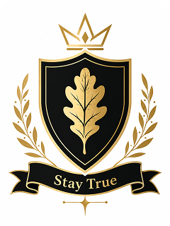 minimal modern crest