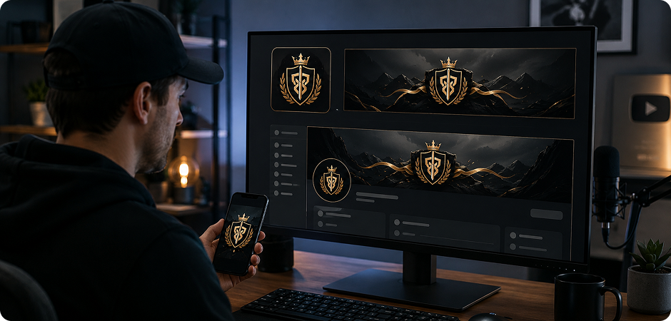 coat of arms generator for social media avatars and banners