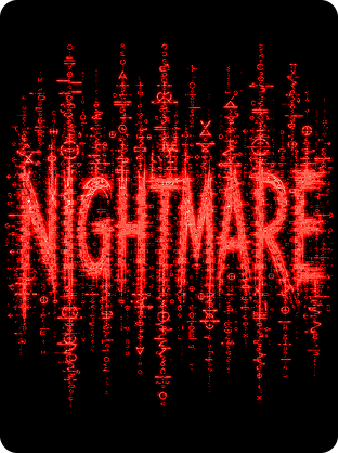 zalgo glitch creepy text thumbnail prompt