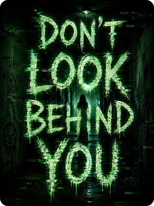 TikTok horror caption creepy text prompt