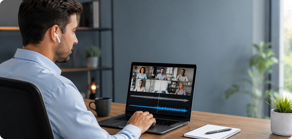 meeting recording echo remover for zoom and teams audio