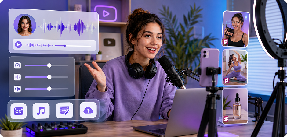 female voice generator for youtube videos and tiktok
