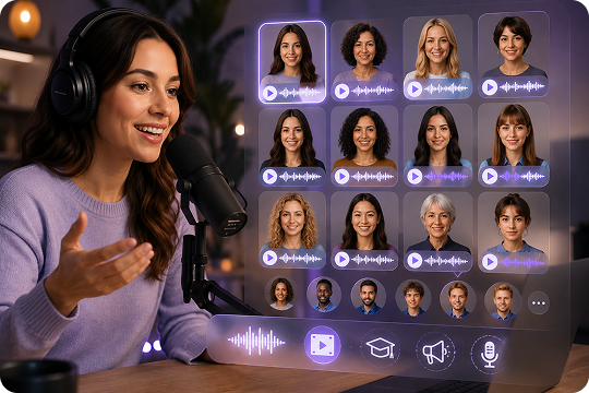 57 realistic female voices for every style