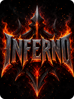 3D fire text generator for gaming logo design