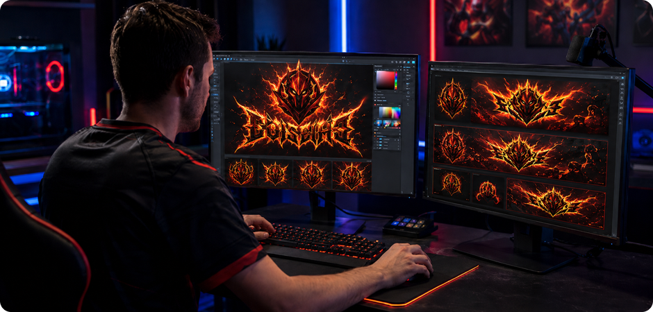 fire text generator for gaming logos and esports banners