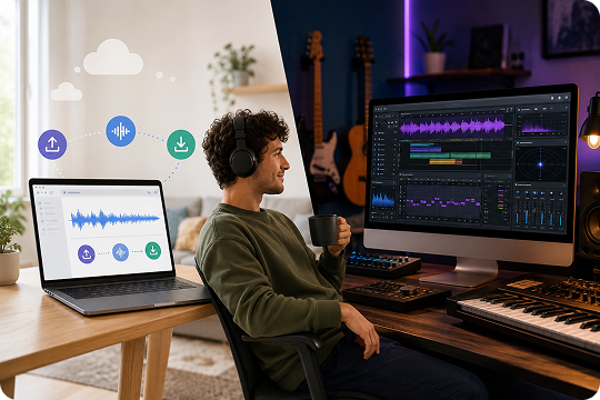 instrumental maker online or desktop workflow