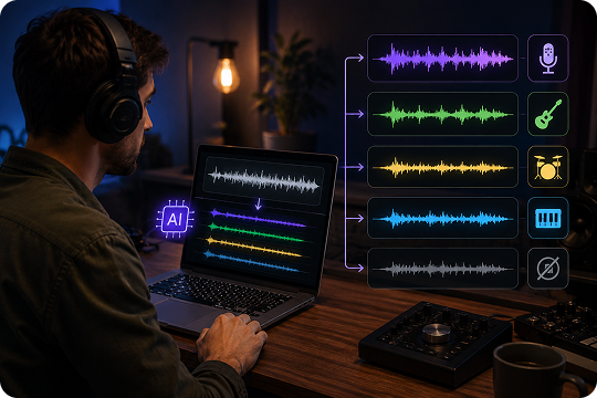 ai powered instrumental remover for clean stem separation