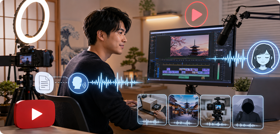 Japanese text to speech for youTube voiceovers