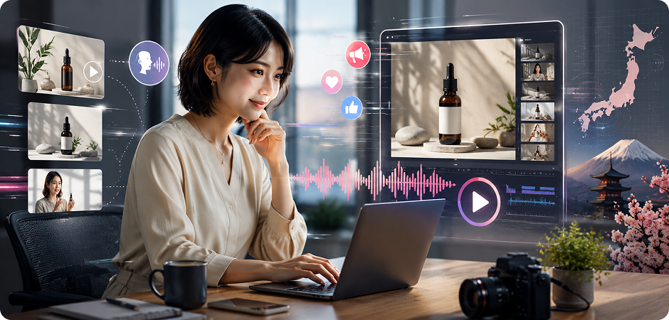 Japanese AI voice generator for marketing