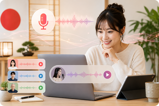 natural japanese AI voices