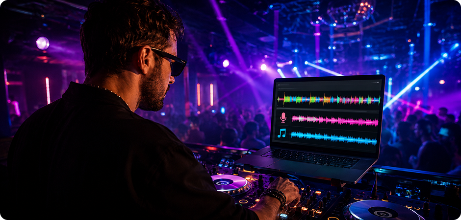 extract instrumentals for djs mashups and live sets