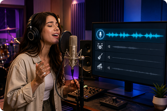 studio grade ai vocal separation