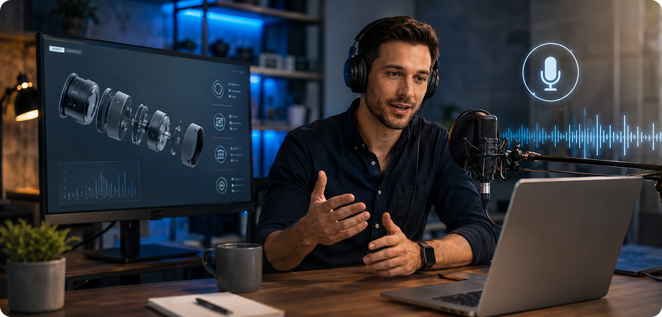 male ai voice for explainer and product demo videos