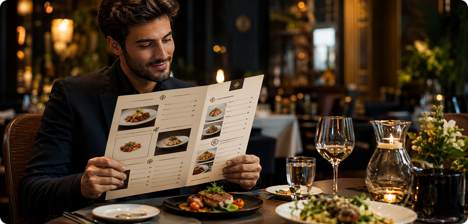 restaurant menu maker for fine dining casual and family menus