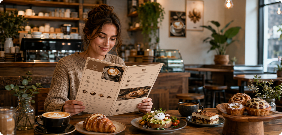 cafe and coffee shop menu maker