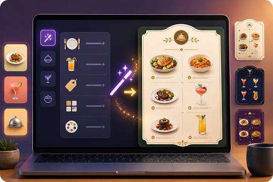 text to menu ai menu generator free