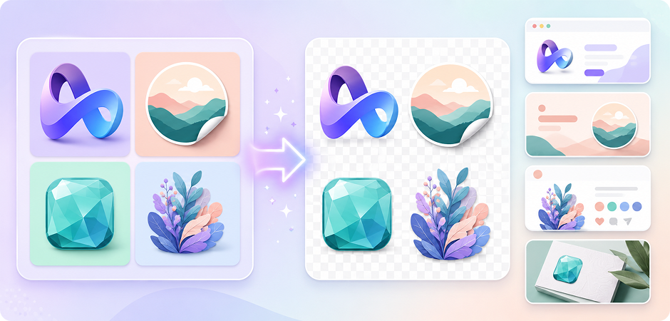 remove specific color from logos icons and design assets