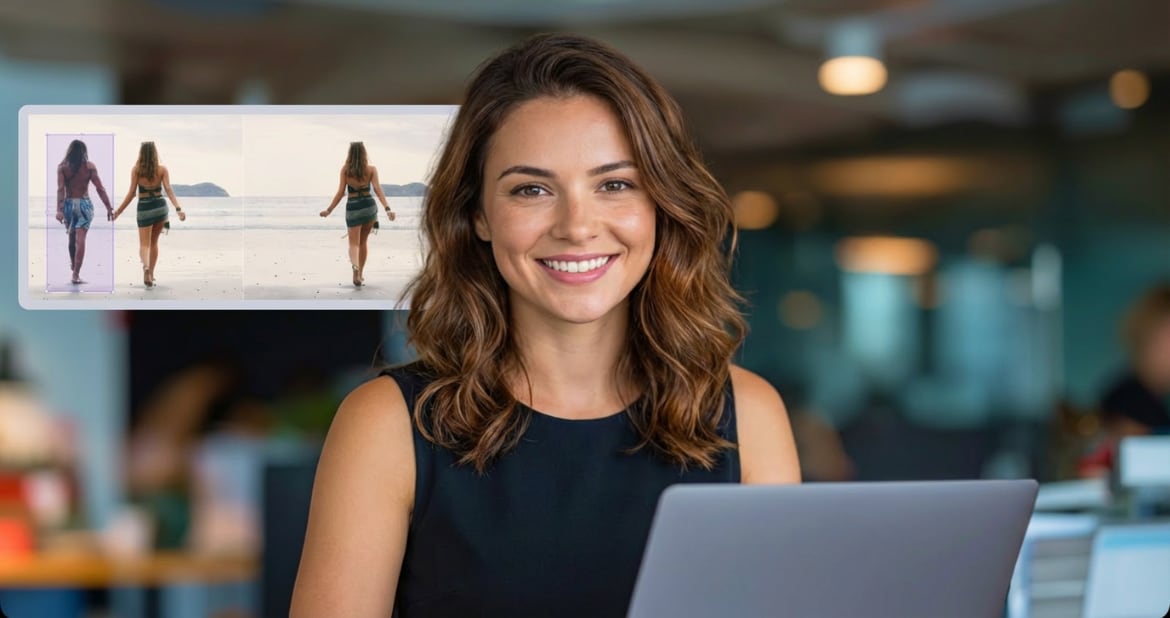 edit personal videos by removing strangers and unwanted distractions